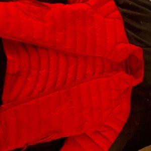 Red jacket women's vest